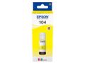 EPSON 104 ECOTANK YELLOW INK BOTTLE 1 X 65MLYELLOW SUPL