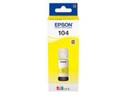 Epson EcoTank 104 - gul - original - blekkbeholder