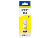 Epson EcoTank 104 - gul - original - blekkbeholder (C13T00P440)
