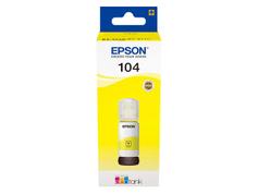 Epson EcoTank 104 - gul - original - blekkbeholder
