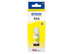 EPSON 104 ECOTANK YELLOW INK BOTTLE 1 X 65MLYELLOW SUPL