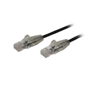STARTECH 2M SLIM CAT6 CABLE - BLACK SNAGLESS - 28 AWG COPPER WIRE CABL (N6PAT200CMBKS)