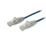 STARTECH 2M SLIM CAT6 CABLE - BLUE SNAGLESS - 28 AWG COPPER WIRE CABL