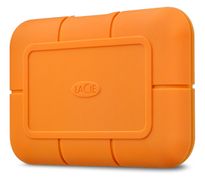 LACIE Rugged 500GB NVMe USB C Orange External Solid State Drive