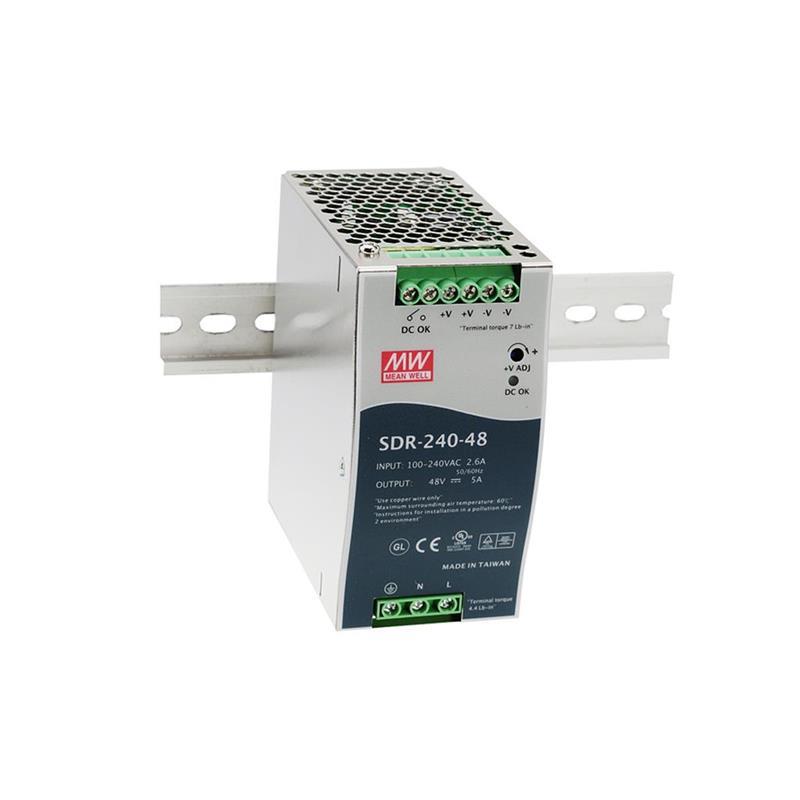 MEANWELL Switch-mode strømforsyning justerbar 24V Justerbar 24 V/10 A 240 W  Mean Well