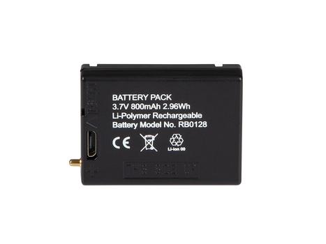 IIGLO Oppladbart Li‐polymer batteri 800 mAh Passer til hodelykt 580 Lumen, 3.7 Volt (II-RLB580)