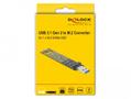 DELOCK Converter for M.2 NVMe PCIe SSD with USB 3.1 Gen 2 (64069)
