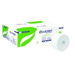 Toiletpapir,  Lucart Identity, 2-lags, 202m x 9,1cm, Ø19cm, hvid, 100% genbrugspapir