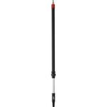 Skaft med vandgennemløb,  Vikan, sort, PP/ aluminium,  108-160 cm, isoleret gribestykke,  gevind, slangekobling *Denne vare tages ikke retur*