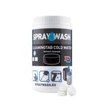 Skumrengøring,  SprayWash Cleaningtab cold water, neutral, uden farve og parfume, 14stk