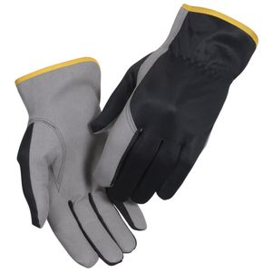 THOR All-round handske, THOR Driver, 10, grå, bomuld/ lycra/ polyester/ syntetisk læder (1000004040*12)