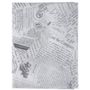 Abena Burgerpapir, 30x40cm, 40 g/m2, hvid, papir/pergament, med avistryk