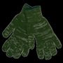 _ Bomuld/polyester handske, 10, grøn, bomuld/polyester, uden dotter, med lycra elastik