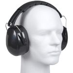 Høreværn, THOR, One size, sort, SNR 32 dB, foldbar, højdejusterbare kopper, polstret hovedbøjle
