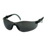 Beskyttelsesbrille,  THOR Vision, One size, sort, PC, antirids, justerbare stænger, flergangs