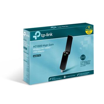 TP-Link Archer T4U - Nettverksadapter - USB 3.0 - 802.11ac (ARCHER T4U)
