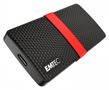 EMTEC X200 Portable SSD 128 GB Solid State Drive (Black / Red, USB 3.2 C (5 Gbit / s))