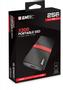 EMTEC X200 Portable SSD 256GB Solid State Drive (Black / Red, USB 3.2 C (5 Gbit / s)) (ECSSD256GX200)