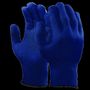 Ansell Bomuld/polyester handske, Ansell Versatouch, 9, blå, spandex/akryl, uden dotter, med elastisk manchet
