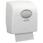 Dispenser,  Kimberly-Clark Aquarius, 19, 2x29, 7x32, 4cm,  hvid, plast, til håndklæderuller