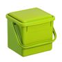 Rotho Bio affaldsspand, Rotho, 21x20x18cm, 4,5 l, limegrøn, plast, med lufttæt låg, plasthank til kildesortering