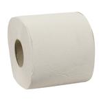 Toiletpapir,  neutral, 2-lags, 50m x 9,6cm, Ø11,5cm, hvid, 100% genbrugspapir