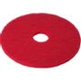 ABENA Gulvrondel,  20", Ø508mm, rød, genanvendt PET fiber, til daglig rengøring