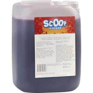 Scoop Læskedrik/ Slush Ice, Scoop, 5 l, hindbær, sukkerfri,  uden azofarvestoffer *Denne vare tages ikke retur* (100001148201)