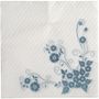 Anemone Frokostserviet, Anemone, 1-lags, 1/4 fold, 33x33cm, blå, nyfiber