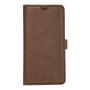 Essentials iPhone 11 Pro Max, Lær wallet avtagbar, brun
