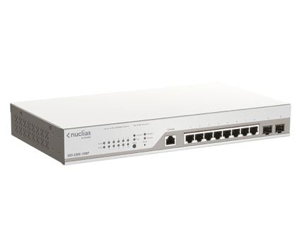D-LINK 10-Port Gigabit PoE+ Nuclias Smart Managed Switch including 2x SFP Por (DBS-2000-10MP)