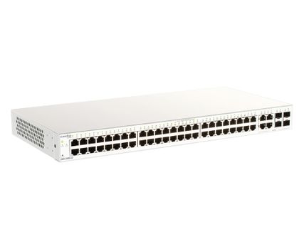 D-LINK 52-Port Gigabit Nuclias Smart Managed Switch including 4x 1G Combo Po (DBS-2000-52)