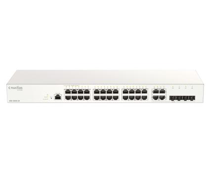 D-LINK 28-Port Gigabit Nuclias Smart Managed Switch including 4x 1G Combo Po (DBS-2000-28)