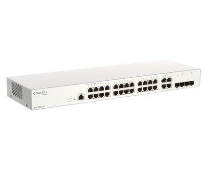 D-LINK 28-Port Gigabit Nuclias Smart Managed Switch including 4x 1G Combo Po (DBS-2000-28)