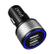 CRAVE Dual Hub Car Charge 2 usb 24w Black
