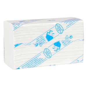 ABENA Håndklædeark,  neutral, 3-lags, W-fold, 36x22cm, 9 cm, hvid, 100% nyfiber (114004*1800)