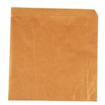 Burgerlomme,  19x19cm, 40 g/m2, brun, papir/ pergament,  stor