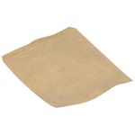 Frugtpose,  17, 5x14cm,  50 g/m2, brun, papir, på snor