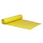 Sæk, 100 l, gul, LDPE/ recycle,  72x112cm