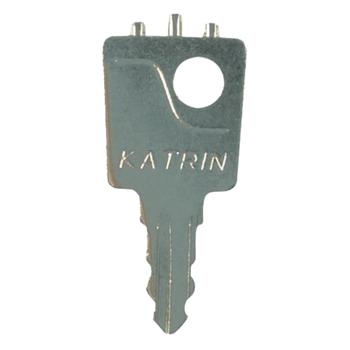 ABENA Nøgle, grå, metal, til hvid metal dispenser,  5 stk. (119997)