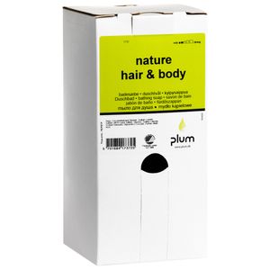 Plum Hår og bodyshampoo,  Plum Fresh, 1400 ml, uden farve med parfume (150216*8)