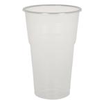 Fadølsglas,  Abena Gastro, 14cm, Ø9,5cm, 50 cl, 60 cl, klar, PP, med riller