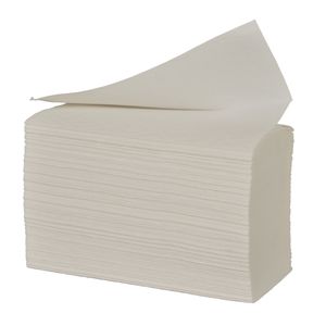 ABENA Håndklædeark,  neutral, 3-lags, Z-fold, 27x22cm, 9 cm, hvid, 100% nyfiber (11400301*2340)