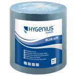 Håndklæderulle,  Lucart Hygenius, 2-lags, 155m x 20,8cm, blå, 100% nyfiber