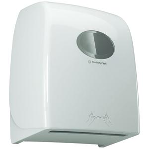 KIMBERLY-CLARK Dispenser,  Kimberly-Clark Aquarius, 24x32, 6x43cm,  hvid, plast, til håndklæderuller (11955901)