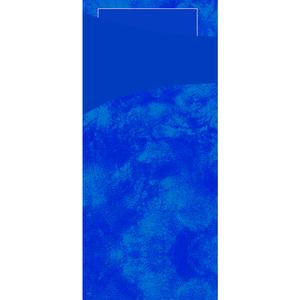 DUNI Bestiklomme,  Duni Sacchetto,  19x8,5cm, mørkeblå, papir, med mørkeblå serviet *Denne vare tages ikke retur* (12609901*500)