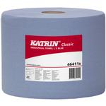 Værkstedsrulle,  Katrin Classic, 2-lags, 380m x 22cm, Ø29cm, blå, 100% genbrugspapir
