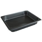 Bakke, M 5187 , 32, 5x26, 5x5cm,  3000 ml, 3350 ml, sort, CPET, 1-rums, 3350 ml, standard serie, 1/2 GN