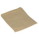 Brødpose, 28x21cm, 40 g/m2, brun, papir, uden rude, engangs
