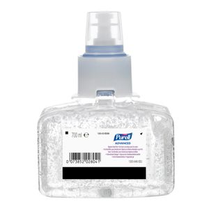 Purell Hånddesinfektionsgel,  Purell, 8, 8x12x18cm,  700 ml, 70% ethanol, refill til dispenser, 1, 2 ml pr. dosering (150690*3)